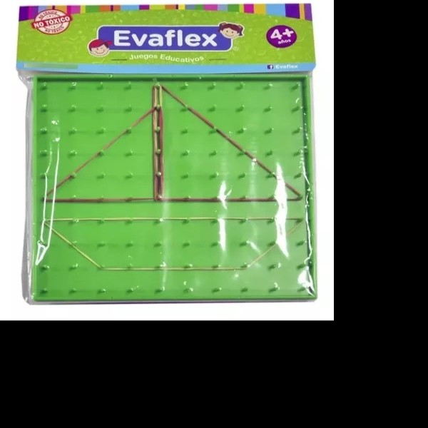 GEOPLANO PLAST. 20X20CM. EVAFLEX EV-605 BL.C1 E.40